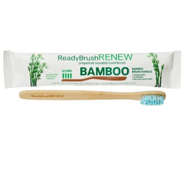 Readybrush ReadyBrush Ecofriendly Prepasted, Reusable ReadyBrush Bamboo Toothbrush Case of 1440 RBAM-100